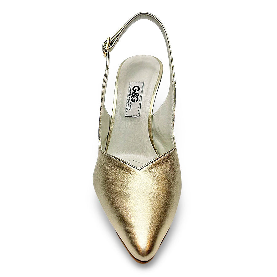 G&G 3086 Rase' T.90 Slingback Chanel
