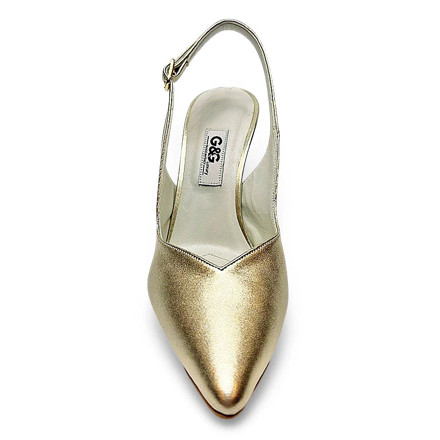 G&G 3086 Satin T.90 Slingback Chanel