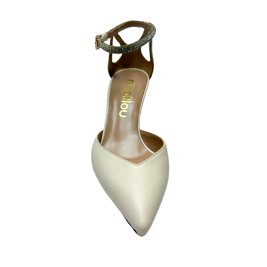 Ninalilou 341207 M7/2 Nappa Avorio Sandal